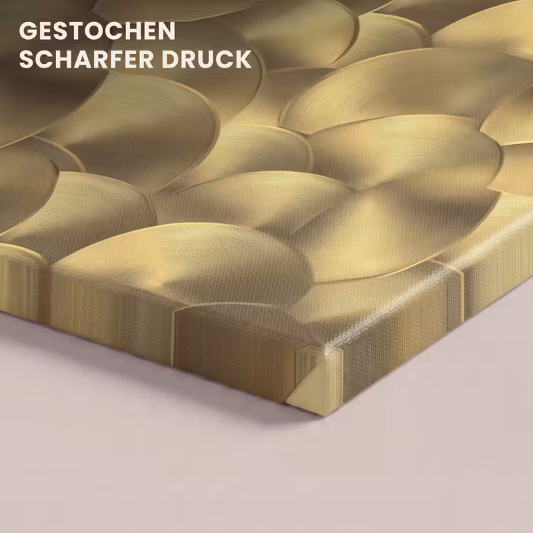 Modern - Cirkel - Goud canvas 2cm klein 34 -closeup_print_DE