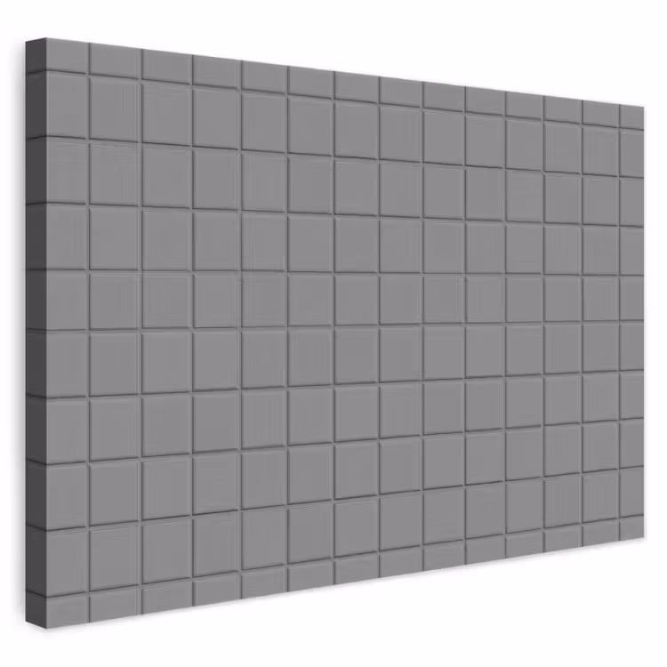 Modern - Patroon - Grijs canvas 2cm klein 34 -3d