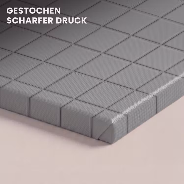Modern - Patroon - Grijs canvas 2cm klein 34 -closeup_print_DE