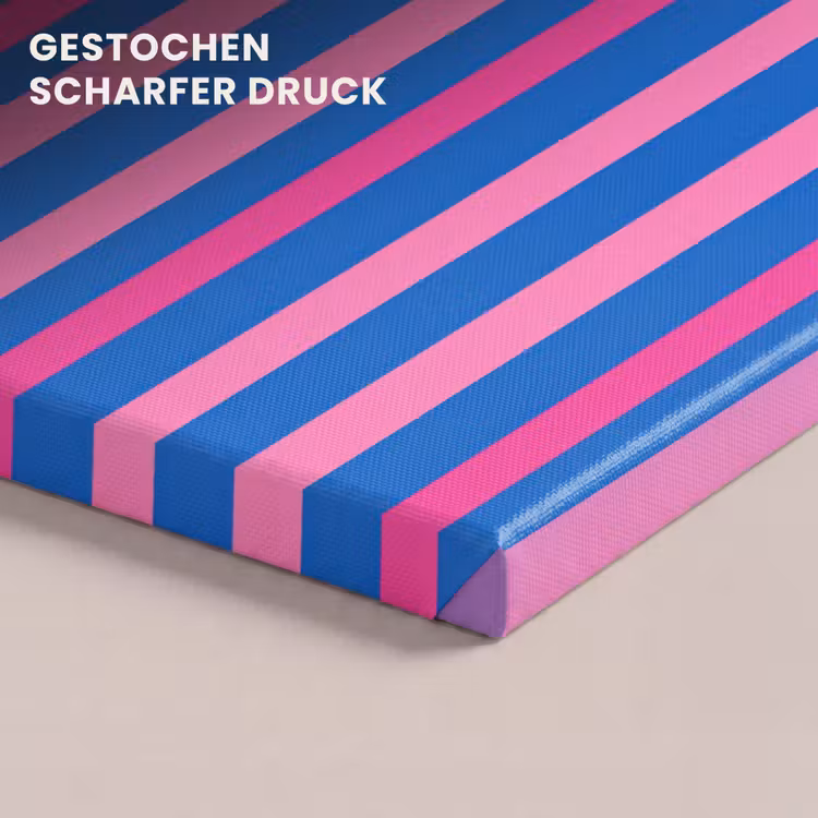 Modern - Optisch - Roze canvas 2cm klein 34 -closeup_print_DE