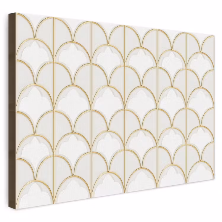 Mozaïek - Bogen - Goud canvas 2cm klein 34 -3d