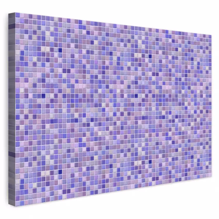 Mozaïek - Tegels - Lila - Amethist canvas 2cm klein 34 -3d
