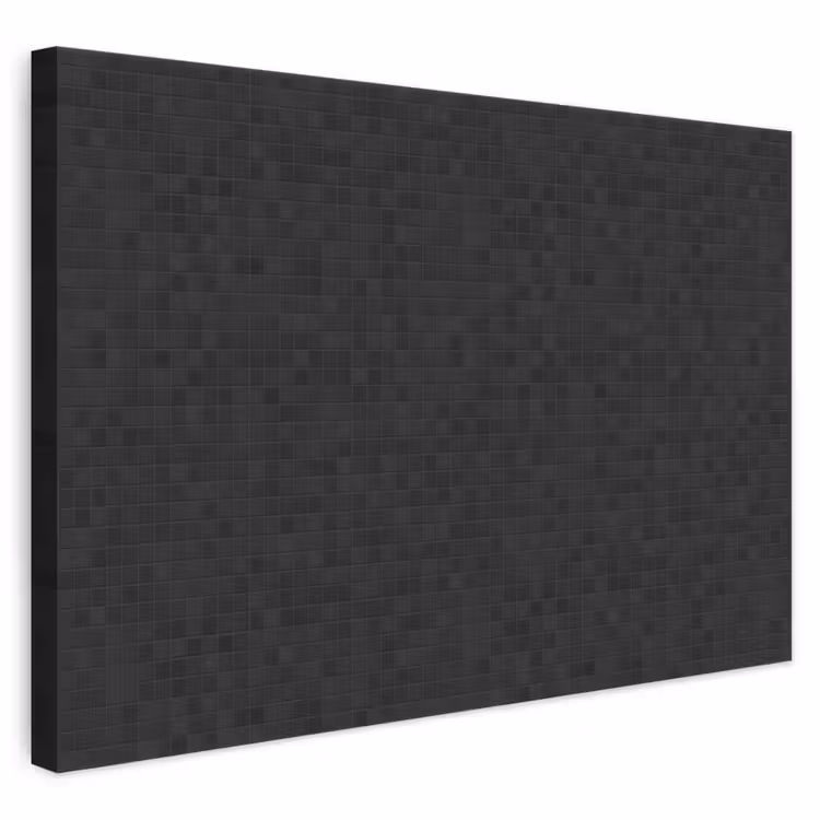 Mozaïek - Patroon - Antraciet - Zwart canvas 2cm klein 34 -3d