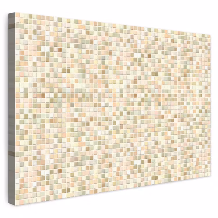 Mozaïek - Patroon - Beige canvas 2cm klein 34 -3d
