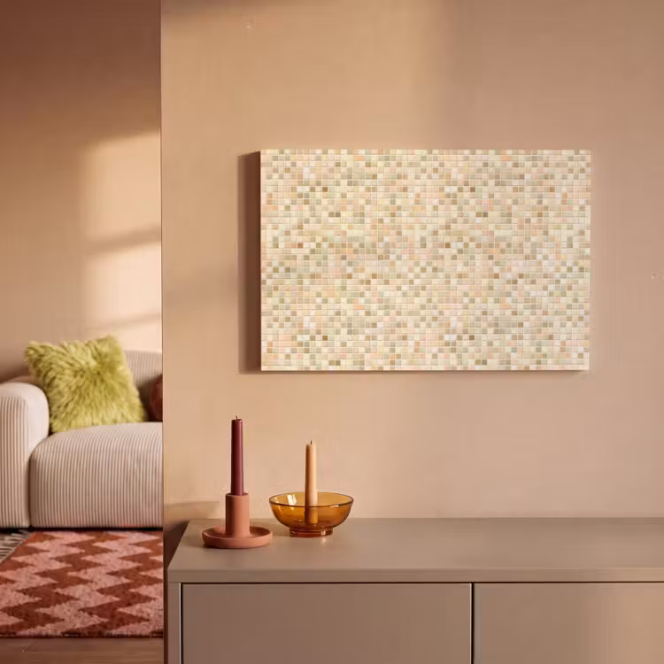 Mozaïek - Patroon - Beige canvas 2cm klein 34 -sfeer1