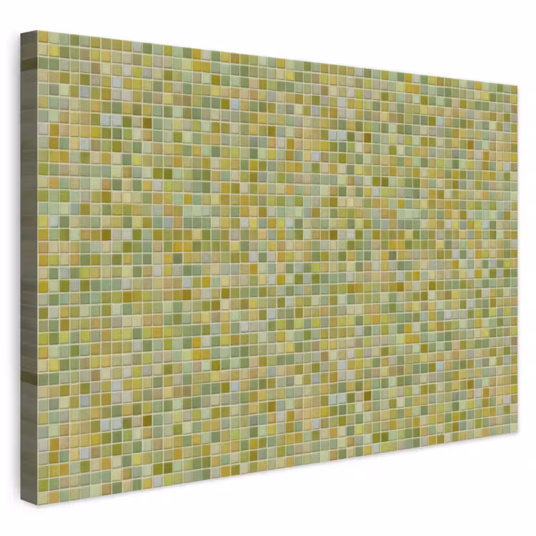 Mozaïek - Patroon - Groen canvas 2cm klein 34 -3d