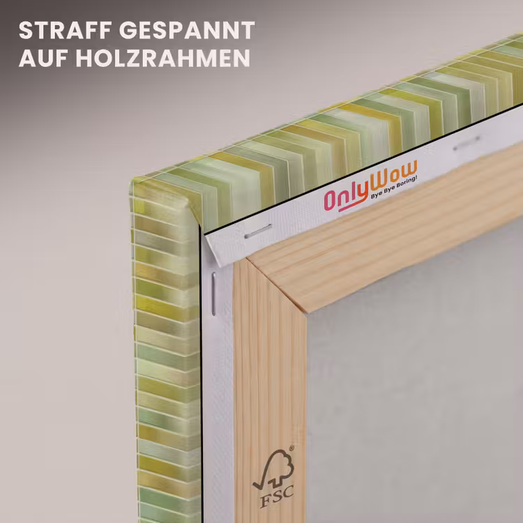 Mozaïek - Patroon - Groen canvas 2cm klein 34 -uniquesellingpoint_afwerking-onlywow_DE