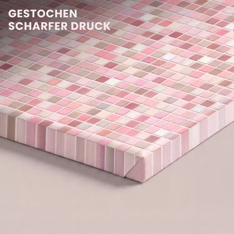 Mozaïek - Patroon - Roze canvas 2cm klein 34 -closeup_print_DE