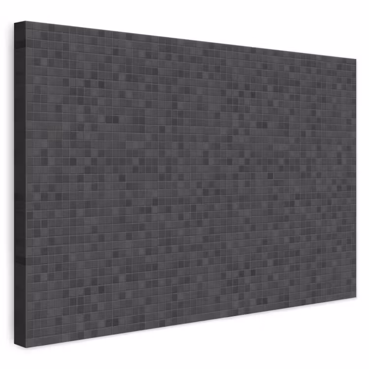 Mozaïek - Patroon - Zwart canvas 2cm klein 34 -3d