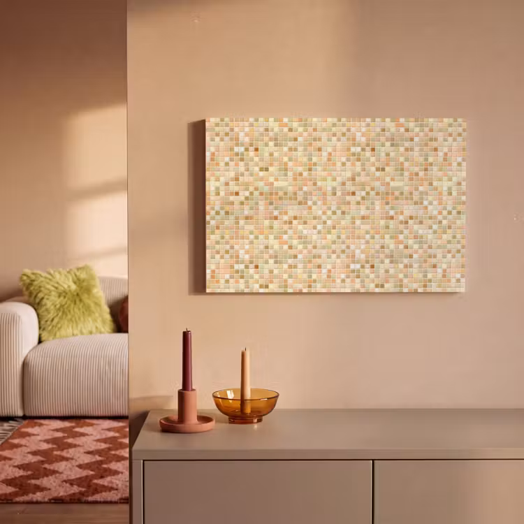 Mozaïek - Patroon - Terracotta canvas 2cm klein 34 -sfeer1