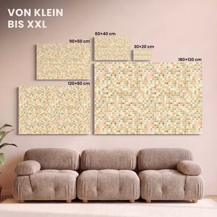 Mozaïek - Patroon - Terracotta canvas 2cm klein 34 -Xsfeer8_DE