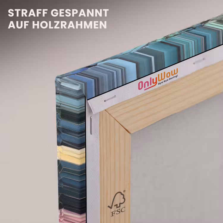 Mozaïek - Walvis - Koraal - Water canvas 2cm klein -uniquesellingpoint_afwerking-onlywow_DE