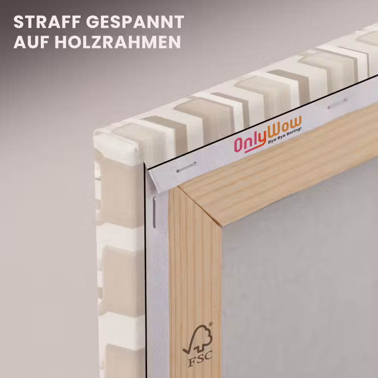 Motief - Abstract - Beige canvas 2cm klein 34 -uniquesellingpoint_afwerking-onlywow_DE