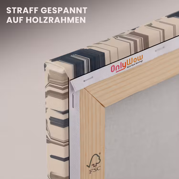 Motief - Bloemen - Zwart - Beige canvas 2cm klein 34 -uniquesellingpoint_afwerking-onlywow_DE