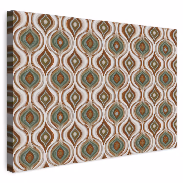 Motief - Patroon - Kleurrijk canvas 2cm klein 34 -3d