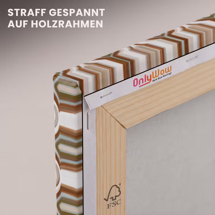 Motief - Patroon - Kleurrijk canvas 2cm klein 34 -uniquesellingpoint_afwerking-onlywow_DE
