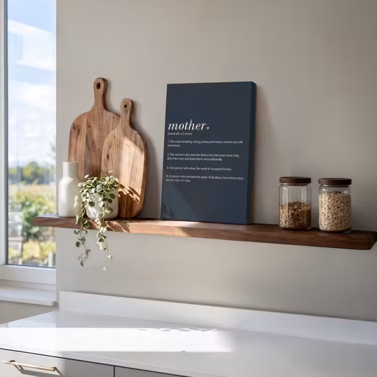 Mama definitie - Mother - Quotes - Spreuken canvas 2cm klein -uniquesellingpoint_afwerking-onlywow_DE