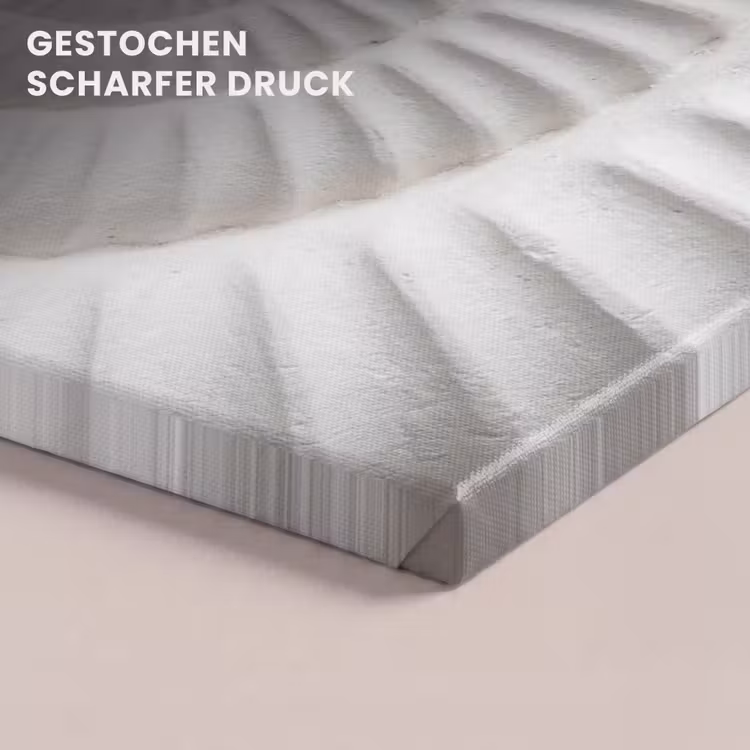 Schelp - Spiraal - Wit canvas 2cm klein -closeup_print_DE