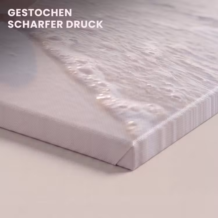 Zeeschelp - Strand - Zee - Natuur - Beige canvas 2cm klein -closeup_print_DE