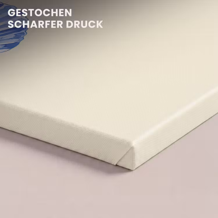 Schelpen - Blauw - Beige canvas 2cm klein -uniquesellingpoint_afwerking-onlywow_DE