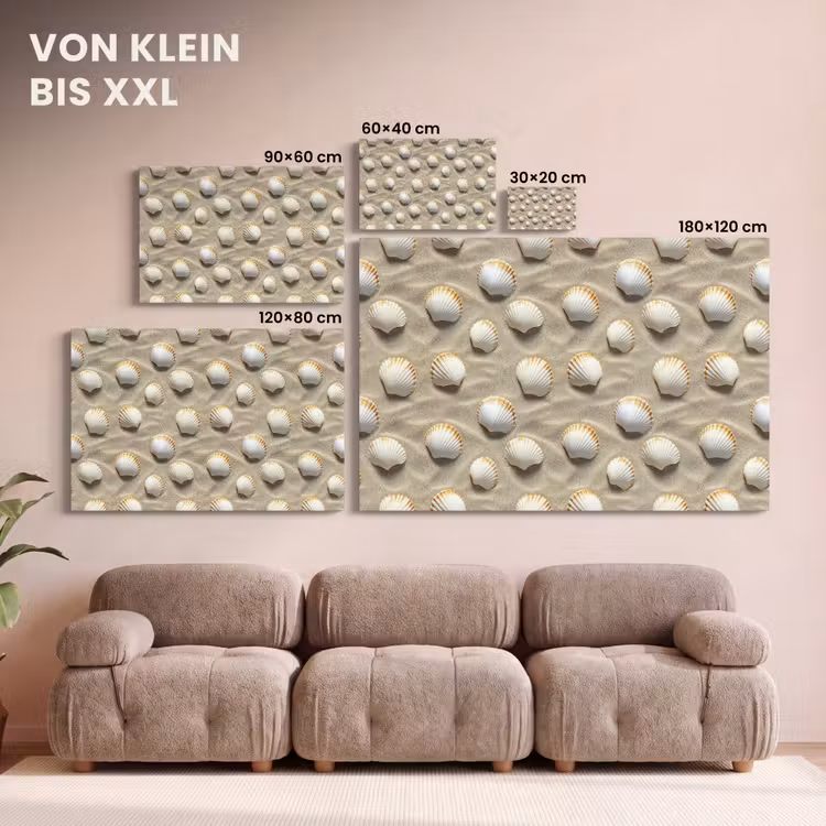 Schelpen - Zand - Maritiem canvas 2cm klein 34 -Xsfeer8_DE