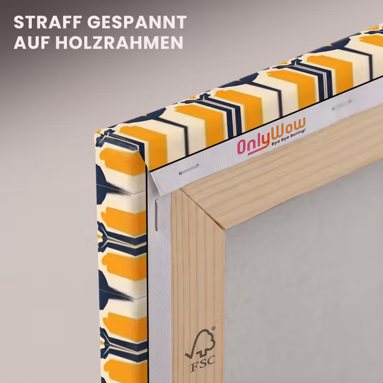 Patroon - Siertegel - Kleurrijk canvas 2cm klein 34 -uniquesellingpoint_afwerking-onlywow_DE