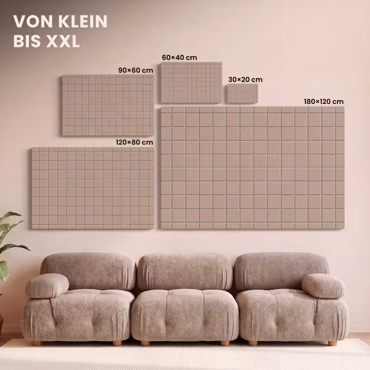 Patroon - Tegel - Oudroze canvas 2cm klein 34 -Xsfeer8_DE