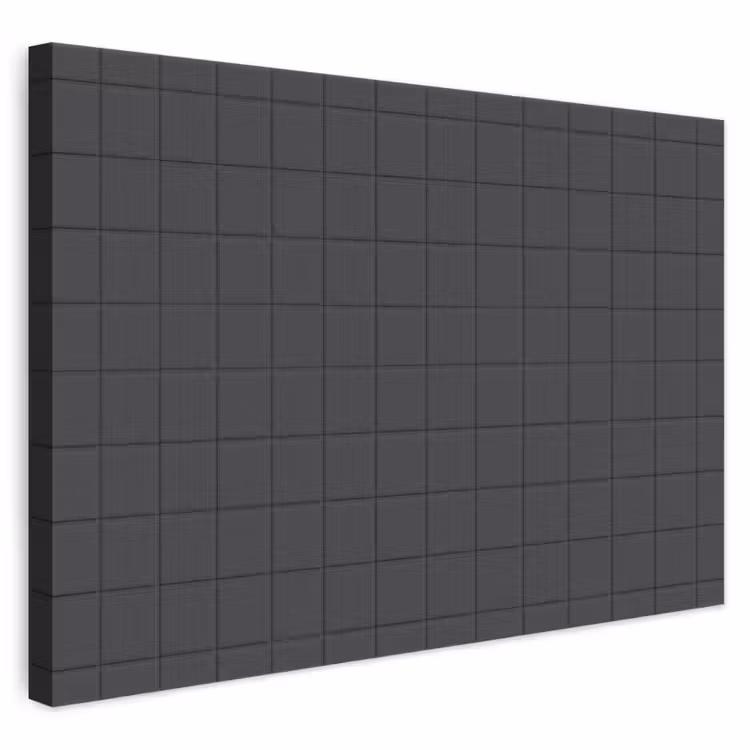 Patroon - Tegel - Antraciet canvas 2cm klein 34 -3d
