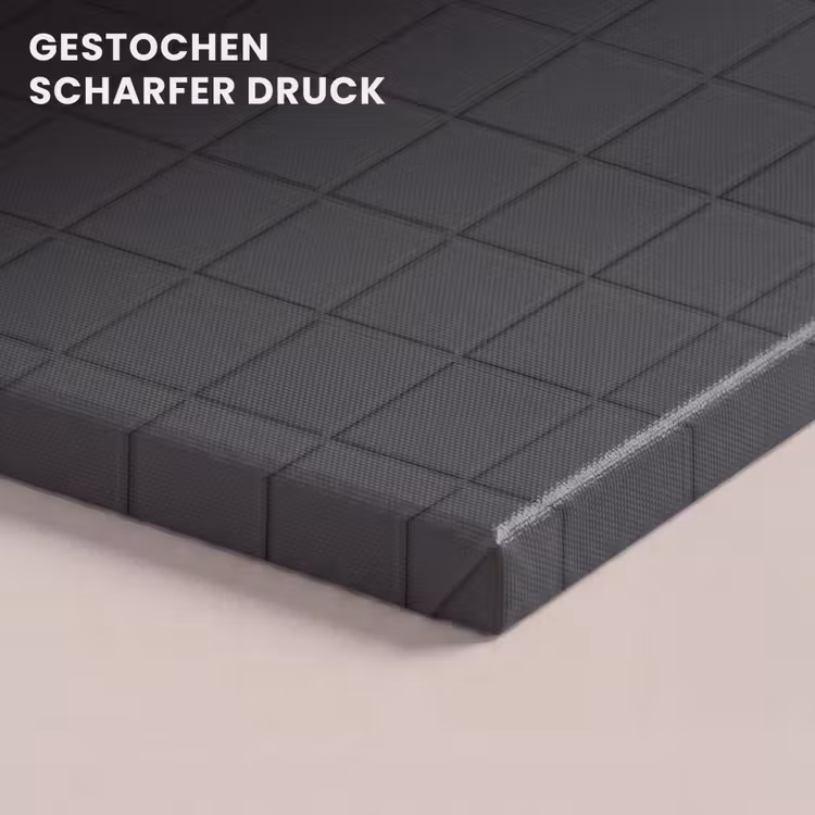 Patroon - Tegel - Antraciet canvas 2cm klein 34 -closeup_print_DE