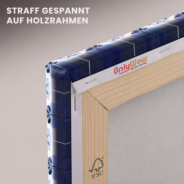 Patroon - Tegel - Blauw canvas 2cm klein 34 -uniquesellingpoint_afwerking-onlywow_DE
