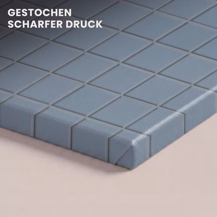 Patroon - Tegel - Blauwgrijs canvas 2cm klein 34 -closeup_print_DE