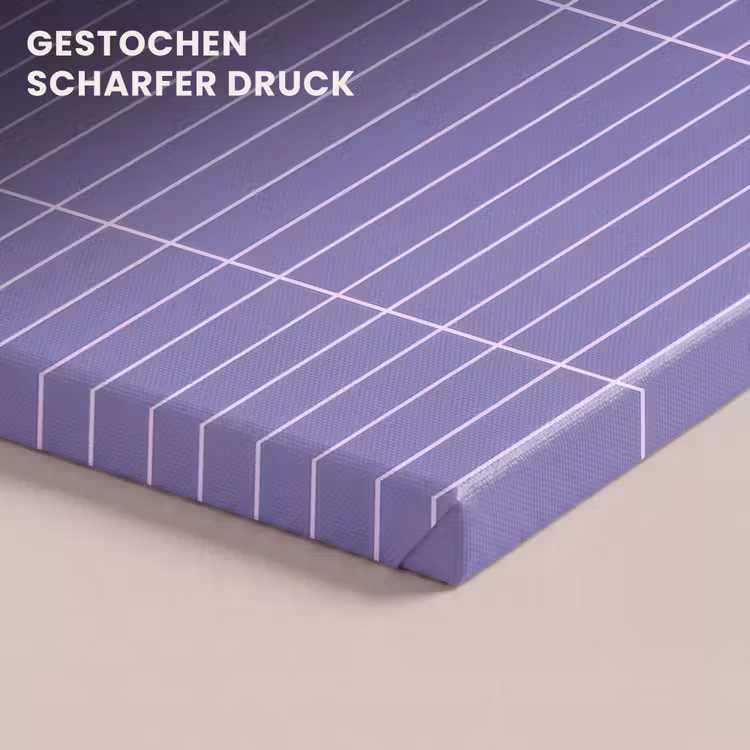 Patroon - Tegel - Lila canvas 2cm klein 34 -closeup_print_DE