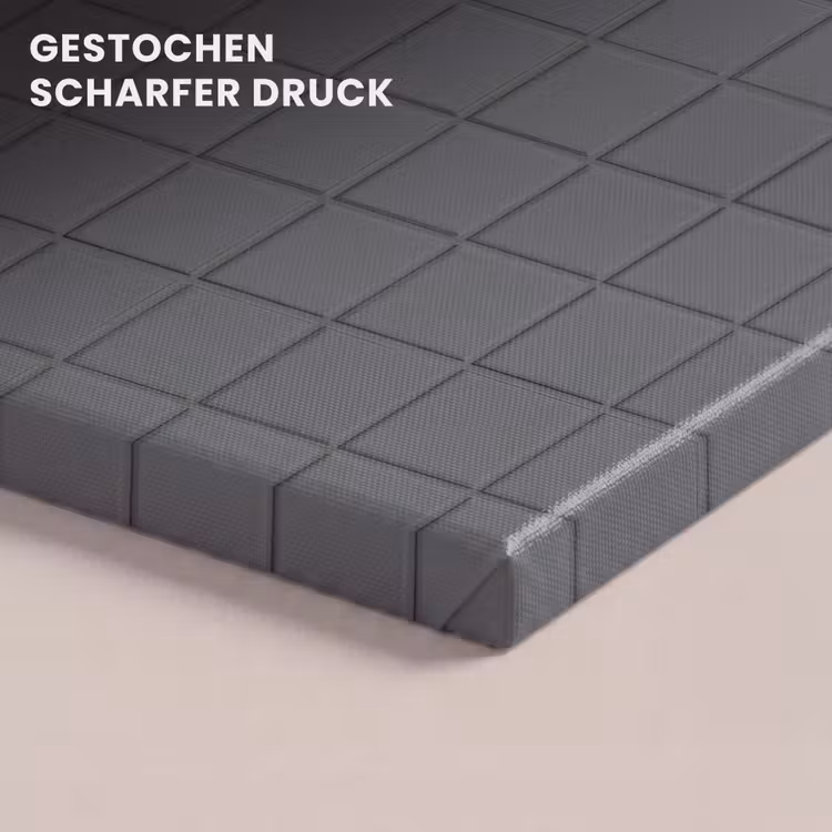 Patroon - Tegel - Grafiet - Grijs canvas 2cm klein 34 -closeup_print_DE