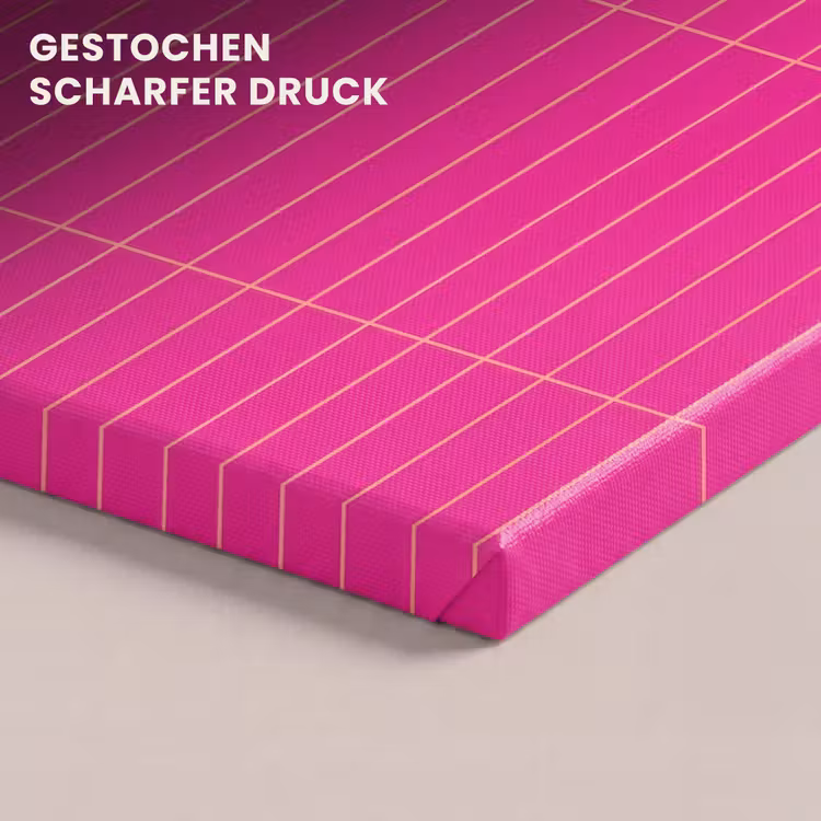 Patroon - Tegel - Magenta - Roze canvas 2cm klein 34 -closeup_print_DE
