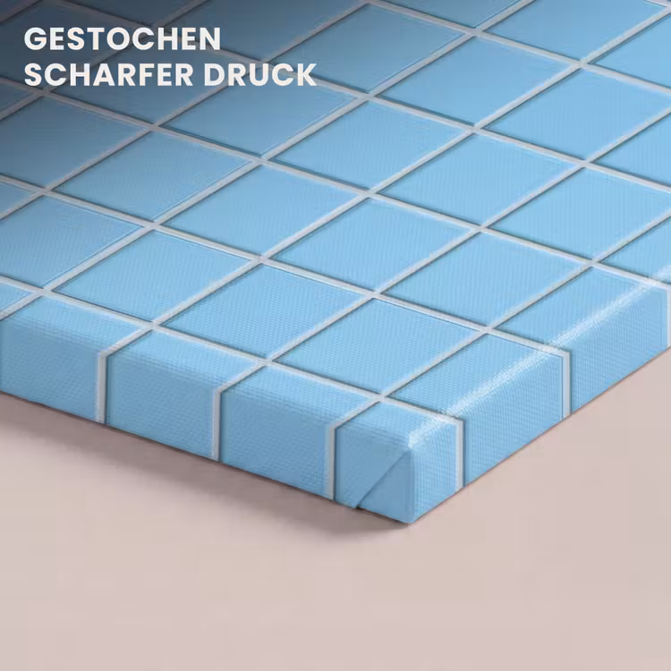 Patroon - Tegel - Pastel - Blauw canvas 2cm klein 34 -closeup_print_DE