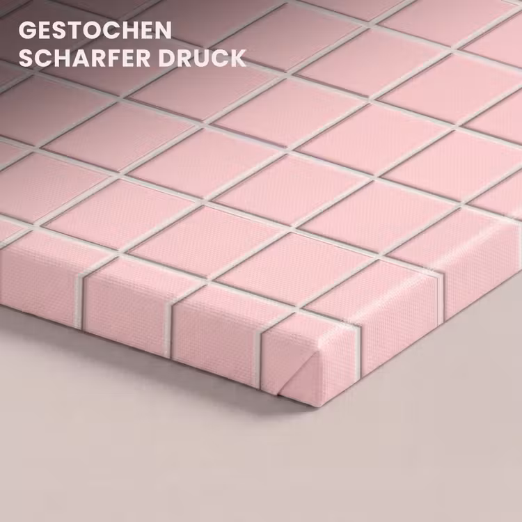 Patroon - Tegel - Pastelroze canvas 2cm klein 34 -closeup_print_DE
