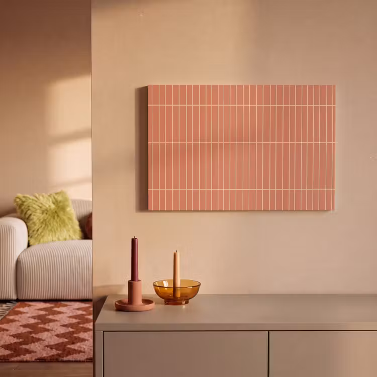 Patroon - Tegels - Terracotta canvas 2cm klein 34 -sfeer1