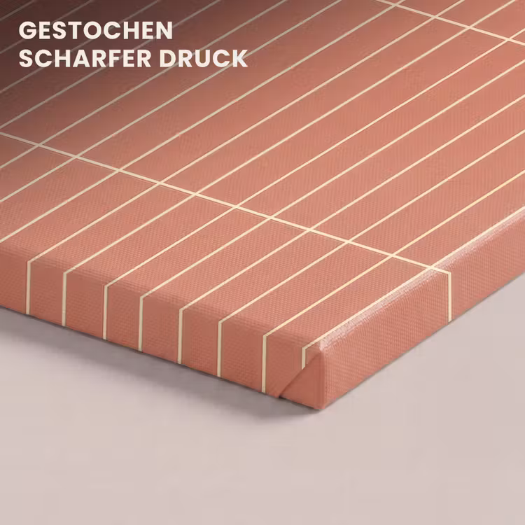 Patroon - Tegels - Terracotta canvas 2cm klein 34 -closeup_print_DE