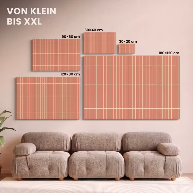 Patroon - Tegels - Terracotta canvas 2cm klein 34 -Xsfeer8_DE