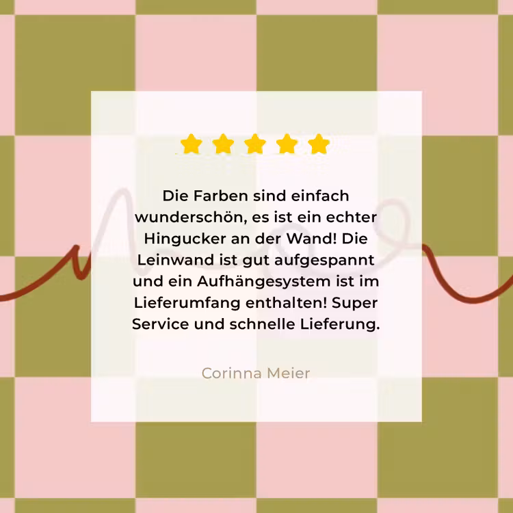 Patroon - Geblokt - Olijfgroen - Amore canvas 2cm klein -sfeer3