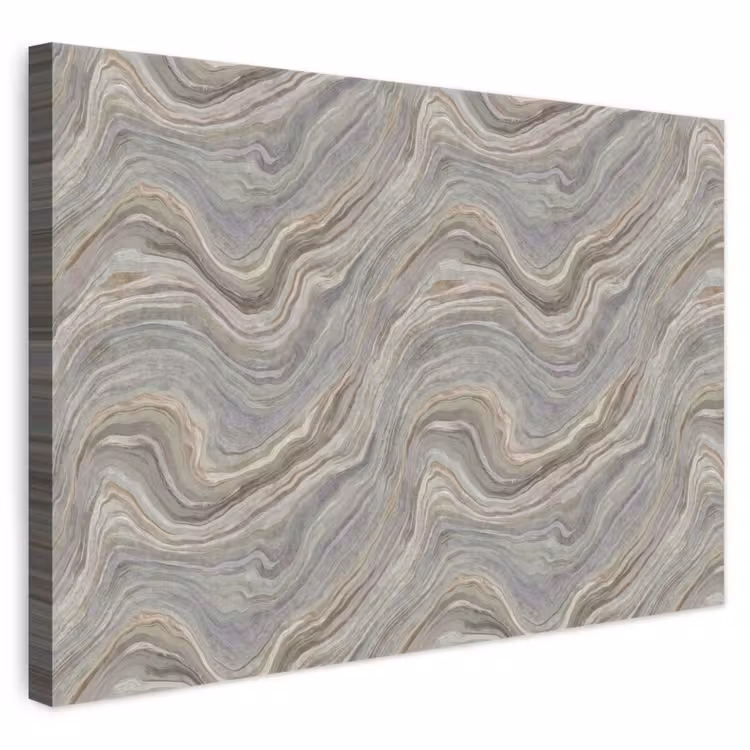 Patroon - Sereen - Paars - Groen canvas 2cm klein 34 -3d