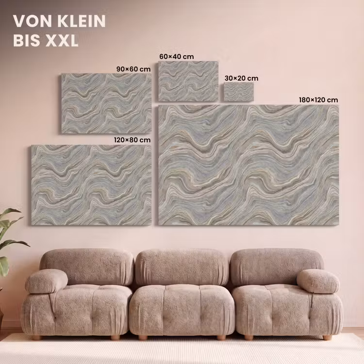 Patroon - Sereen - Paars - Groen canvas 2cm klein 34 -Xsfeer8_DE