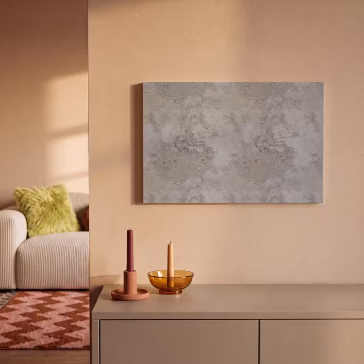 Patroon - Grijs - Oud - Beton canvas 2cm klein 34 -sfeer1