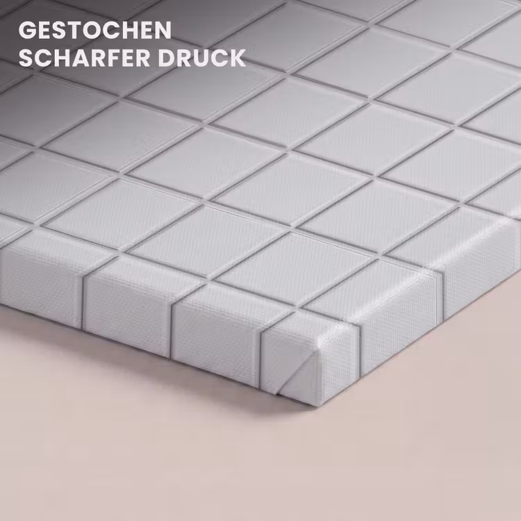 Patroon - Tegels - Licht - Grijs canvas 2cm klein 34 -closeup_print_DE