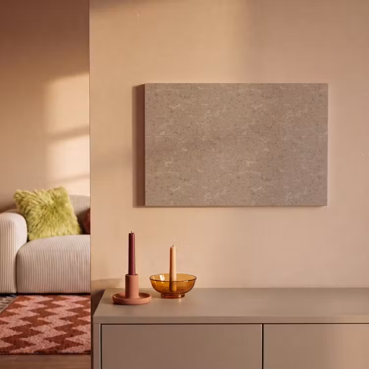 Patroon - Kalksteen - Beige canvas 2cm klein 34 -sfeer1