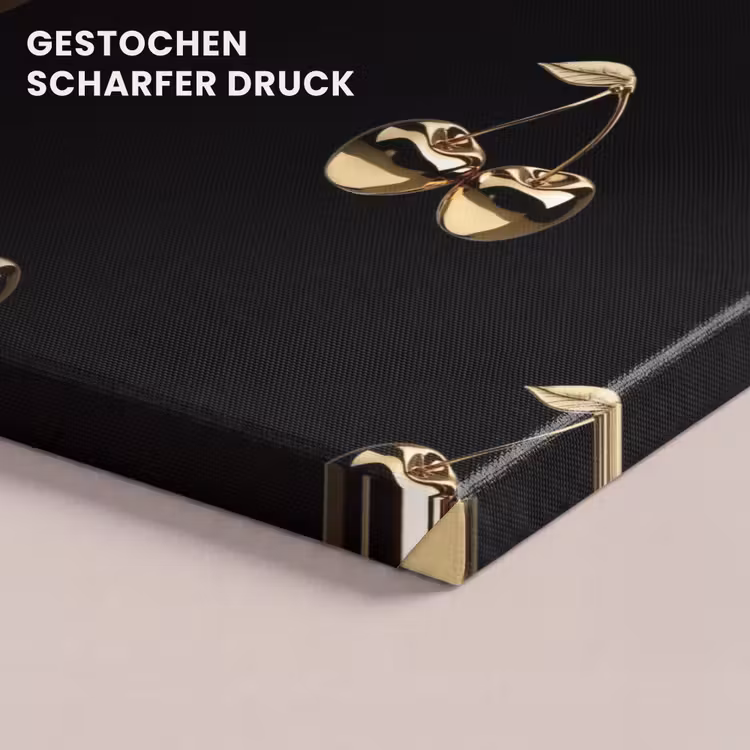 Patroon - Kersen - Goud - Chrome canvas 2cm klein -closeup_print_DE