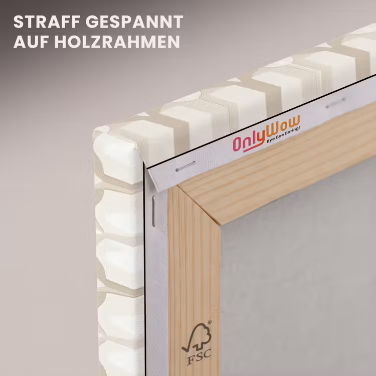Patroon - Klassiek - Beige canvas 2cm klein 34 -uniquesellingpoint_afwerking-onlywow_DE