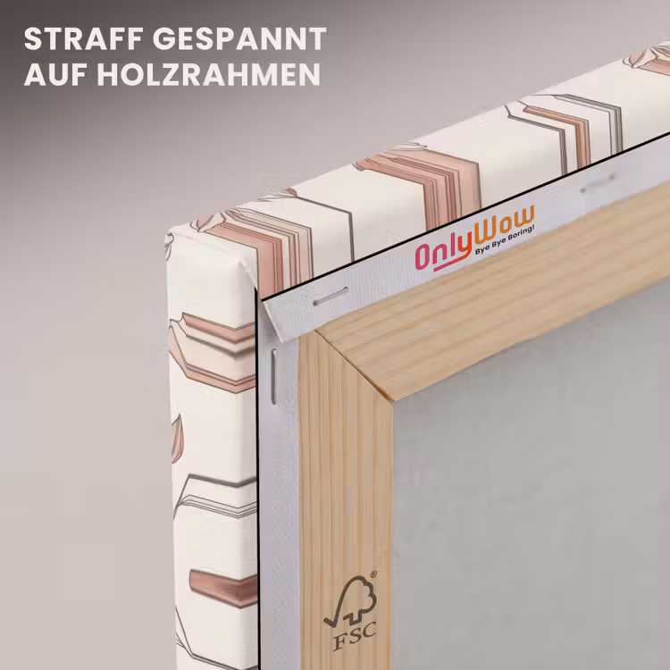 Patroon - Klassiek - Roze canvas 2cm klein 34 -uniquesellingpoint_afwerking-onlywow_DE