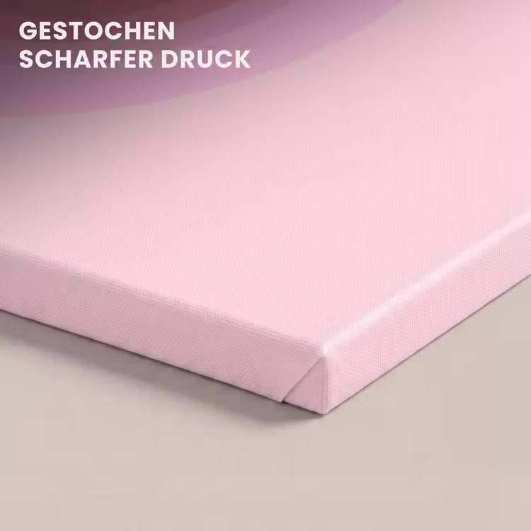 Patroon - Cirkels - Abstract - Roze - Modern canvas 2cm klein -closeup_print_DE