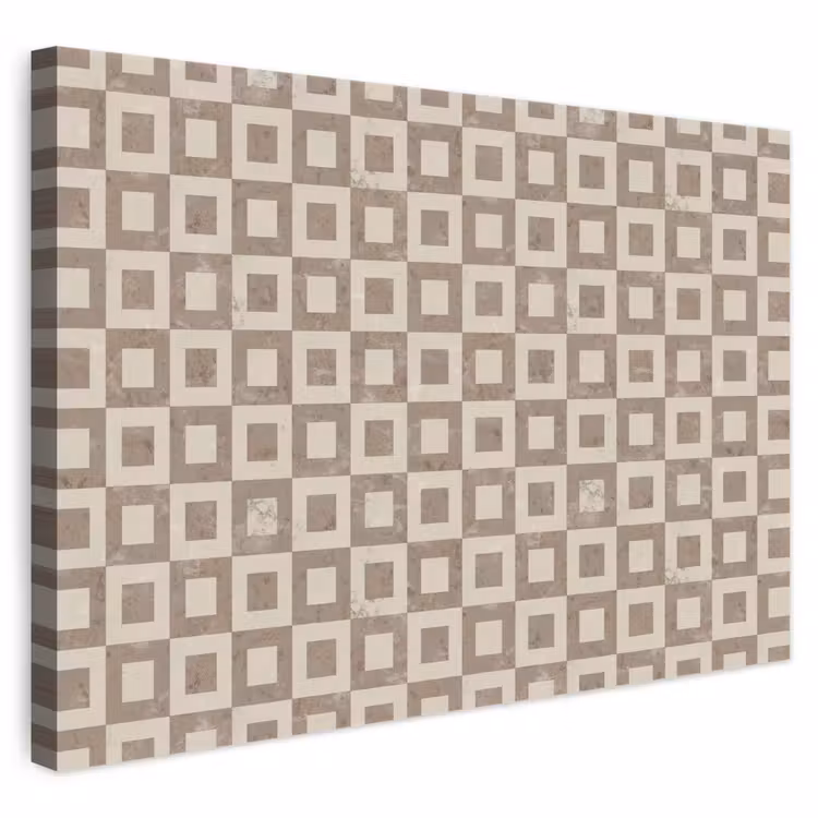Patroon - Marmer - Beige canvas 2cm klein 34 -3d